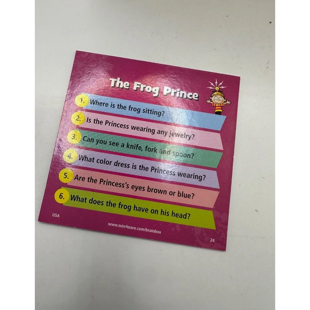 MindWare Brain Box Once Upon A Time Fairy Tale Themed Memory Game 3+ COMPLETE